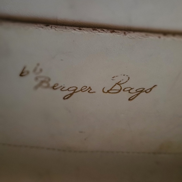Vintage Berger Bags Evening Clutch Style No. 66, Mid 20th Century - Picture 3 of 16